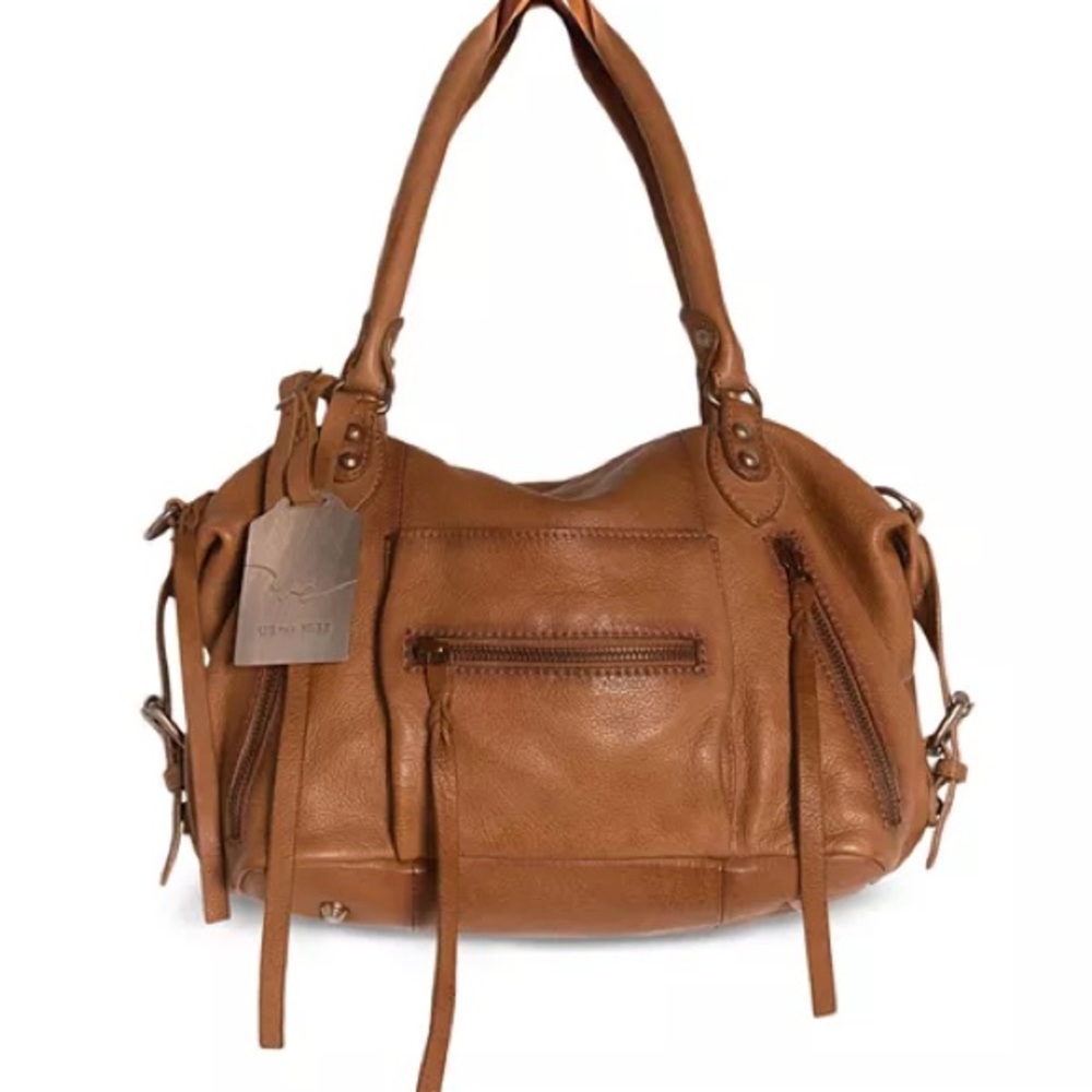 $248! FREE PEOPLE WE THE FREE EMERSON TOTE Saddle NEW - Picture 7 of 13